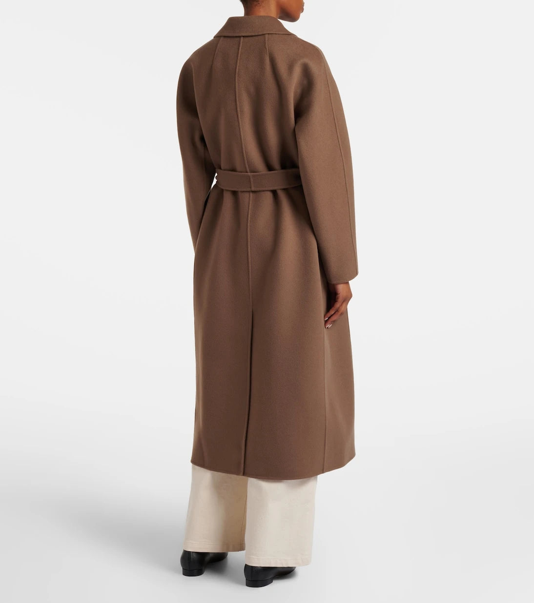 'S Max Mara - معطف Dama من صوف بكر بلفّة