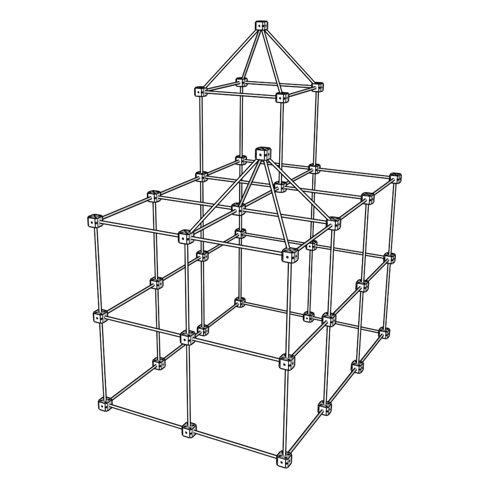 Sarbakane - Cabane à construire - Pack Castor - 111 pieces