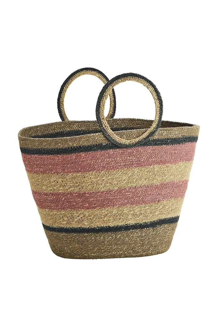 Madam Stoltz deniz yosunu piknik sepeti 55 x 18 x 30 cm