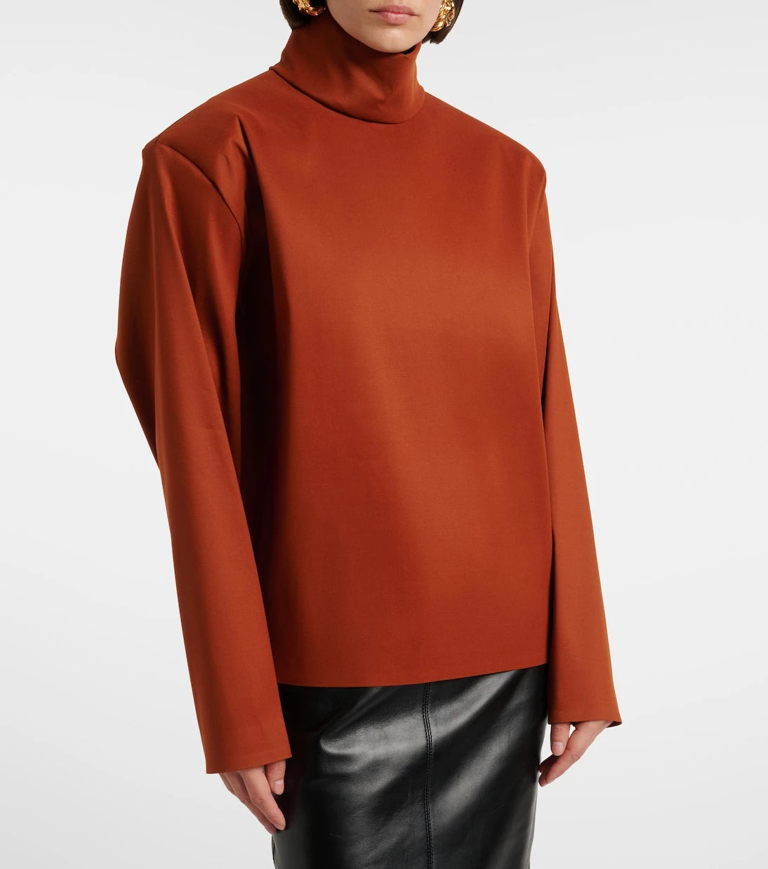Saint Laurent - Silk-blend top