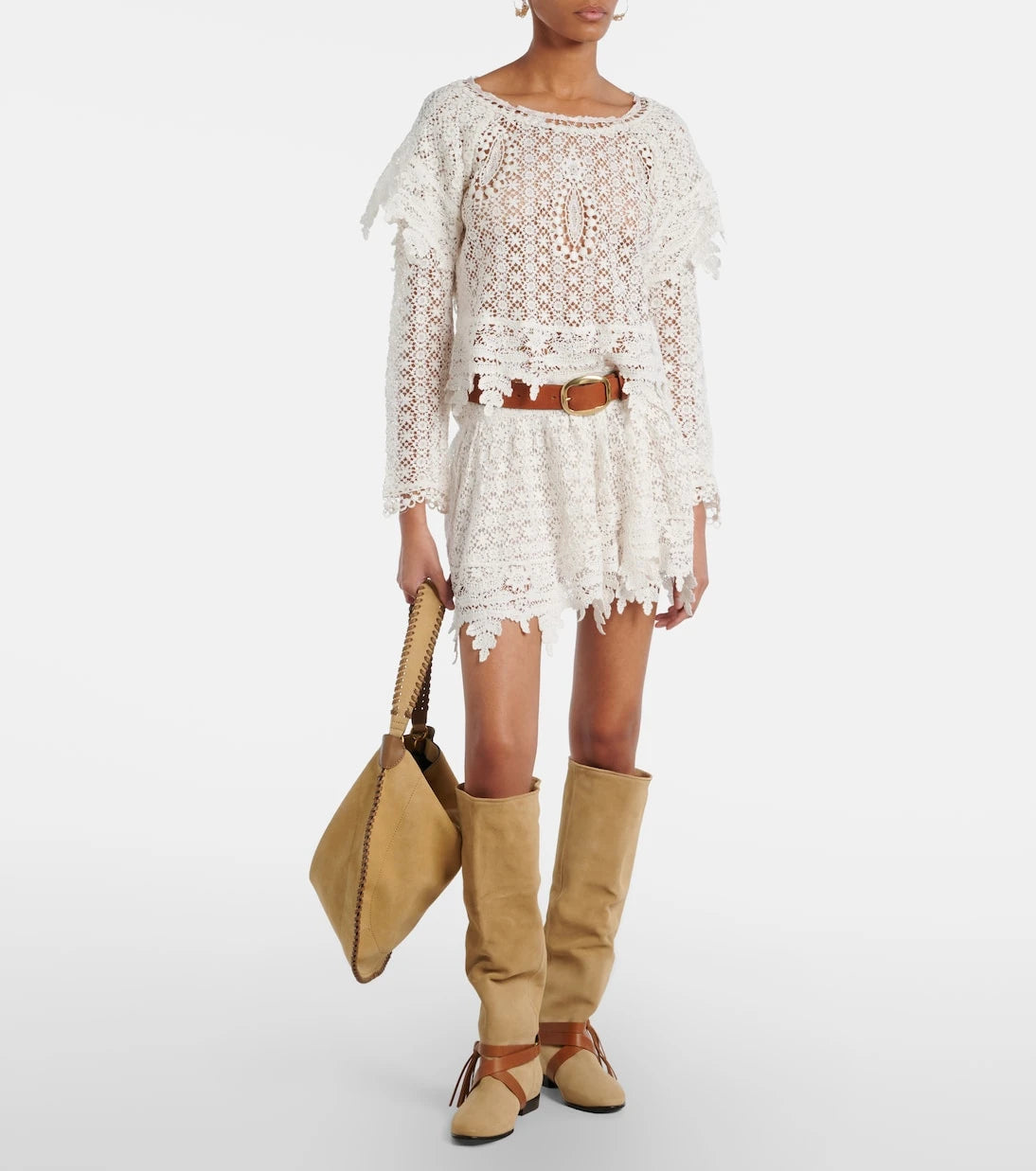Isabel Marant - Hyliana cotton lace top