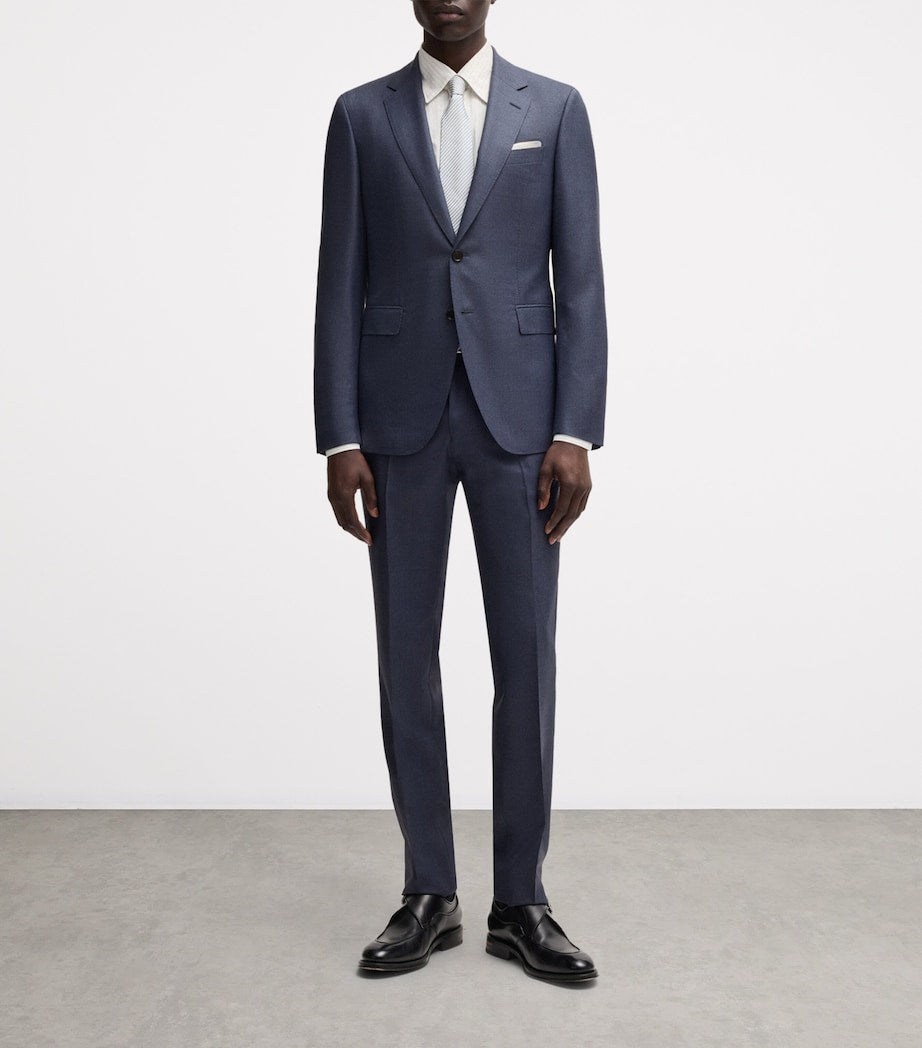 Virgin Wool-Silk 2-Piece Suit