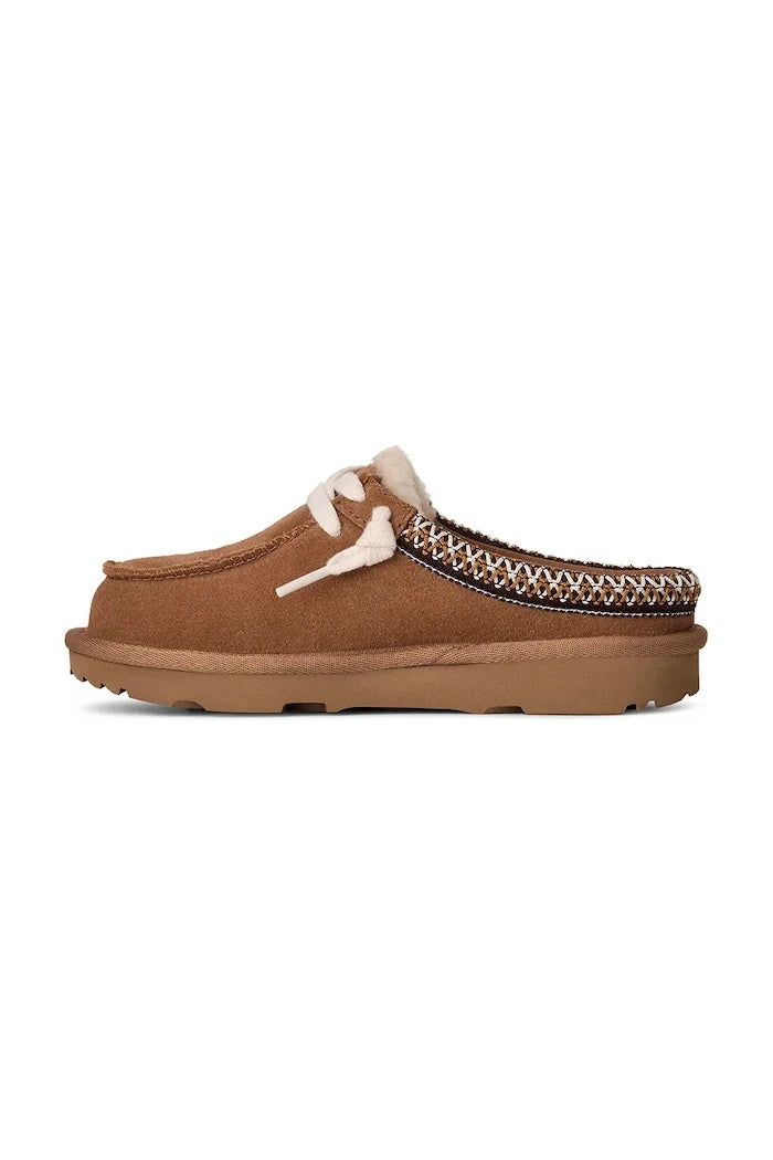 Детски велурени чехли UGG TASMAN MULE