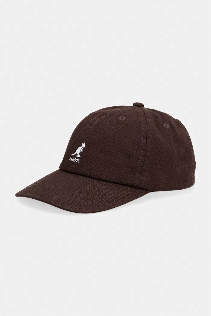 Kangol pamuklu siperli şapka WASHED BASEBALL