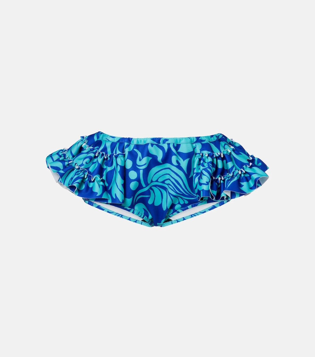 Dries Van Noten - Ruffled printed shorts