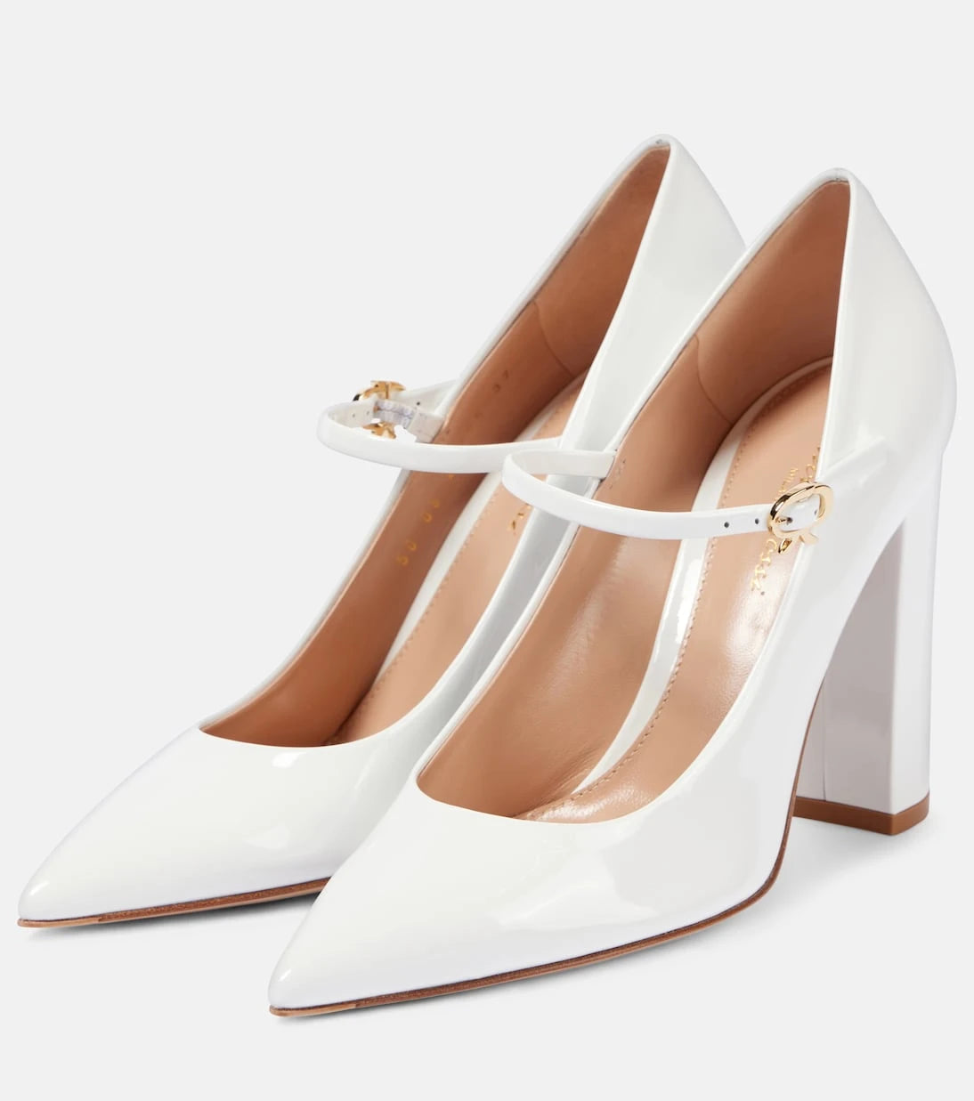 Gianvito Rossi - 100 patent leather Mary Jane pumps