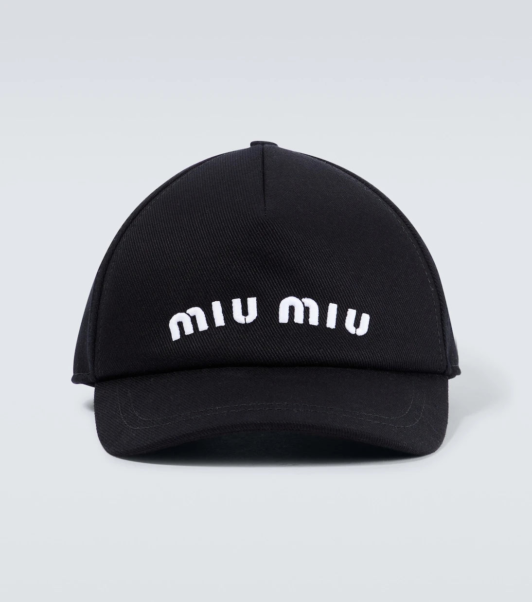 Miu Miu - Logo cotton baseball cap