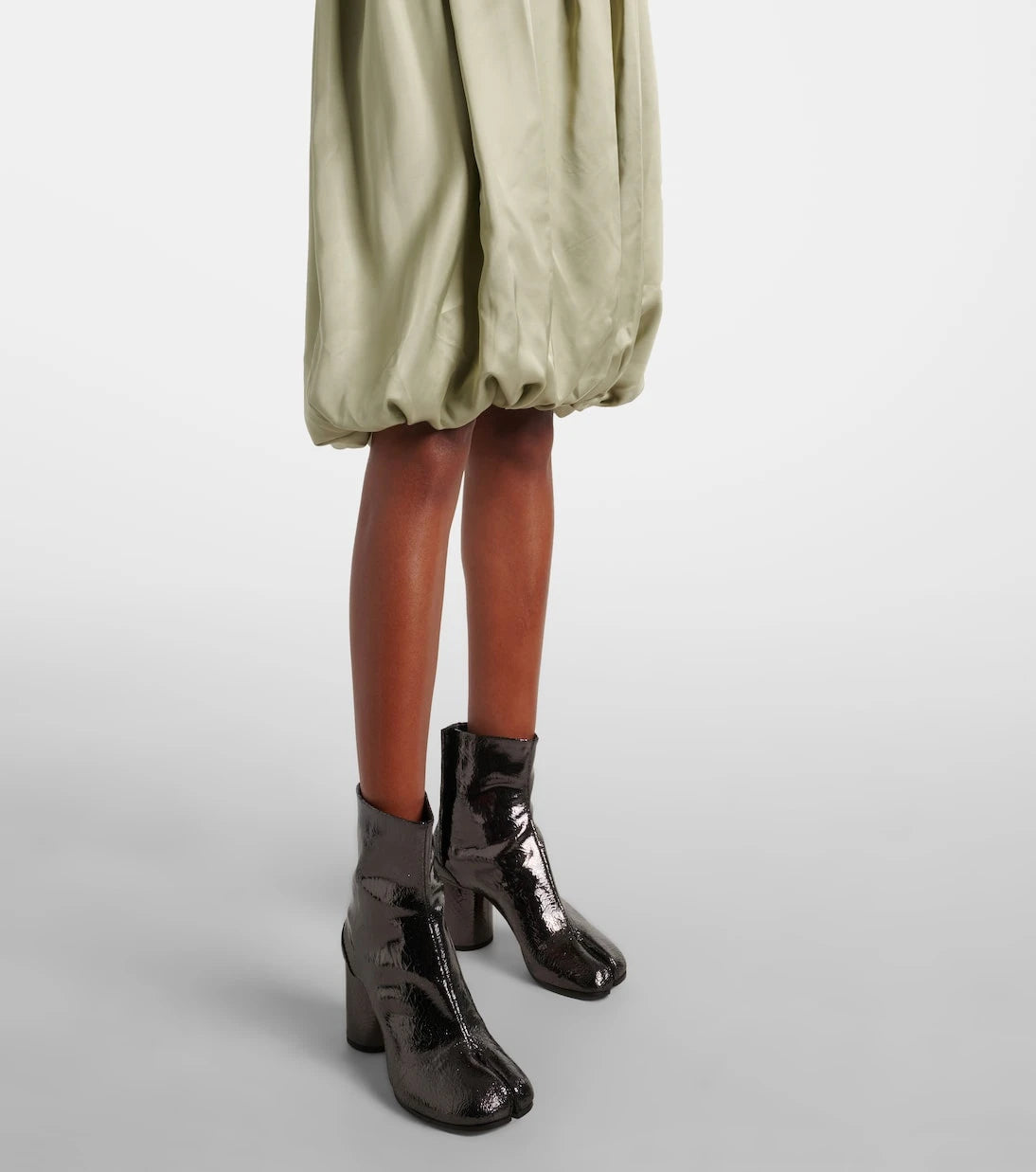 MM6 Maison Margiela - Fırfırlı mini elbise