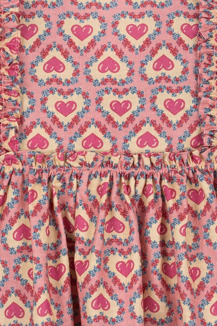 Konges Sløjd Pamuklu Etek Kesimli EVIA LS BOW DRESS GOTS