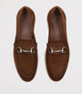 Suede Horsebit Loafers
