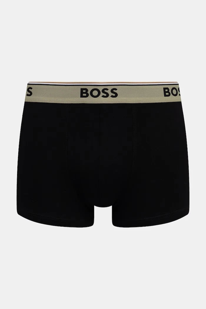 BOSS erkek pamuklu elastan boxer trunk 3P Power Desig 3 adet