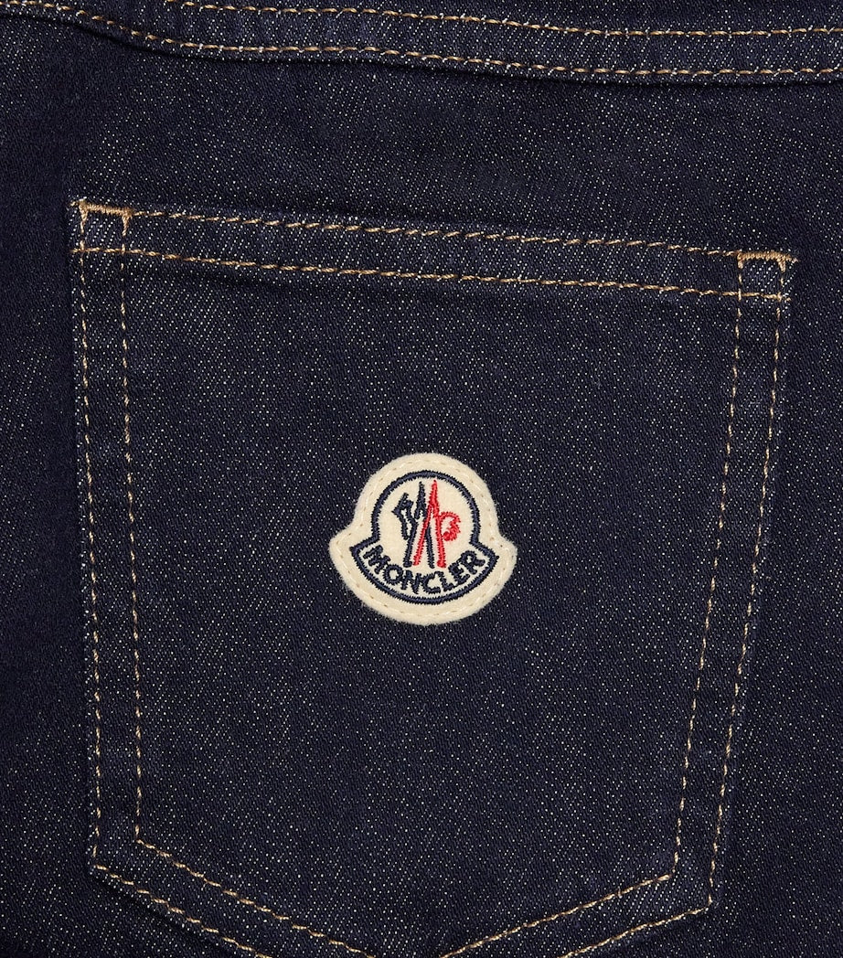 Moncler Enfant Stretch-Cotton Logo Jeans (8-10 Years)