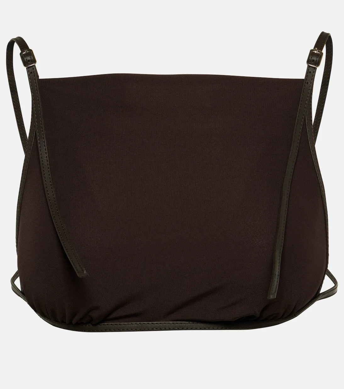 Christopher Esber - Framed leather-trimmed crop top