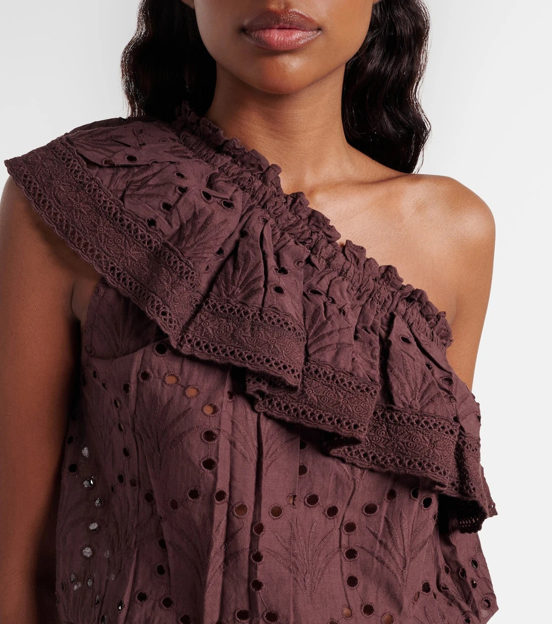 Melissa Odabash - Bree broderie anglaise cotton minidress