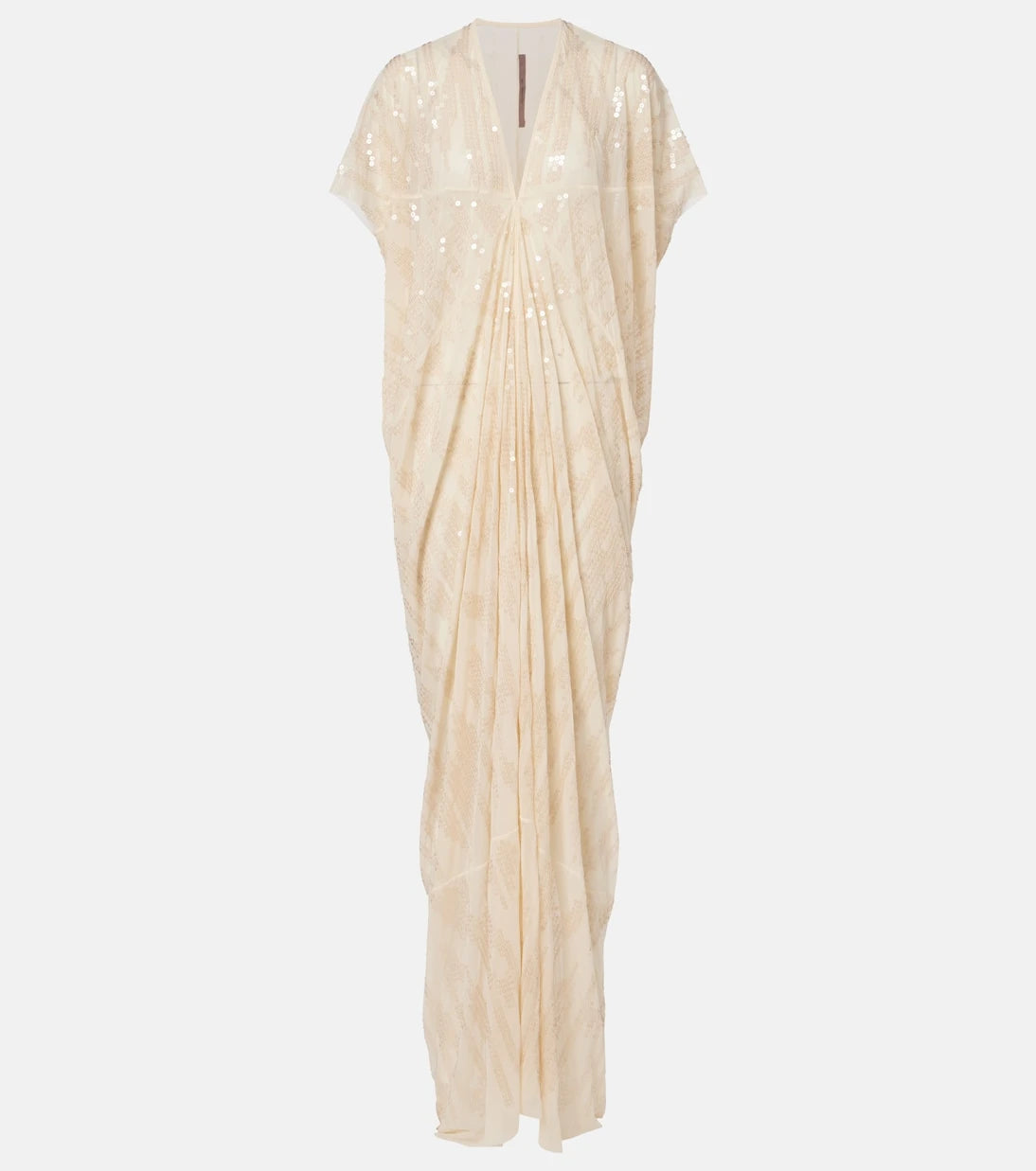 Rick Owens - Lilies gathered sequined tulle gown