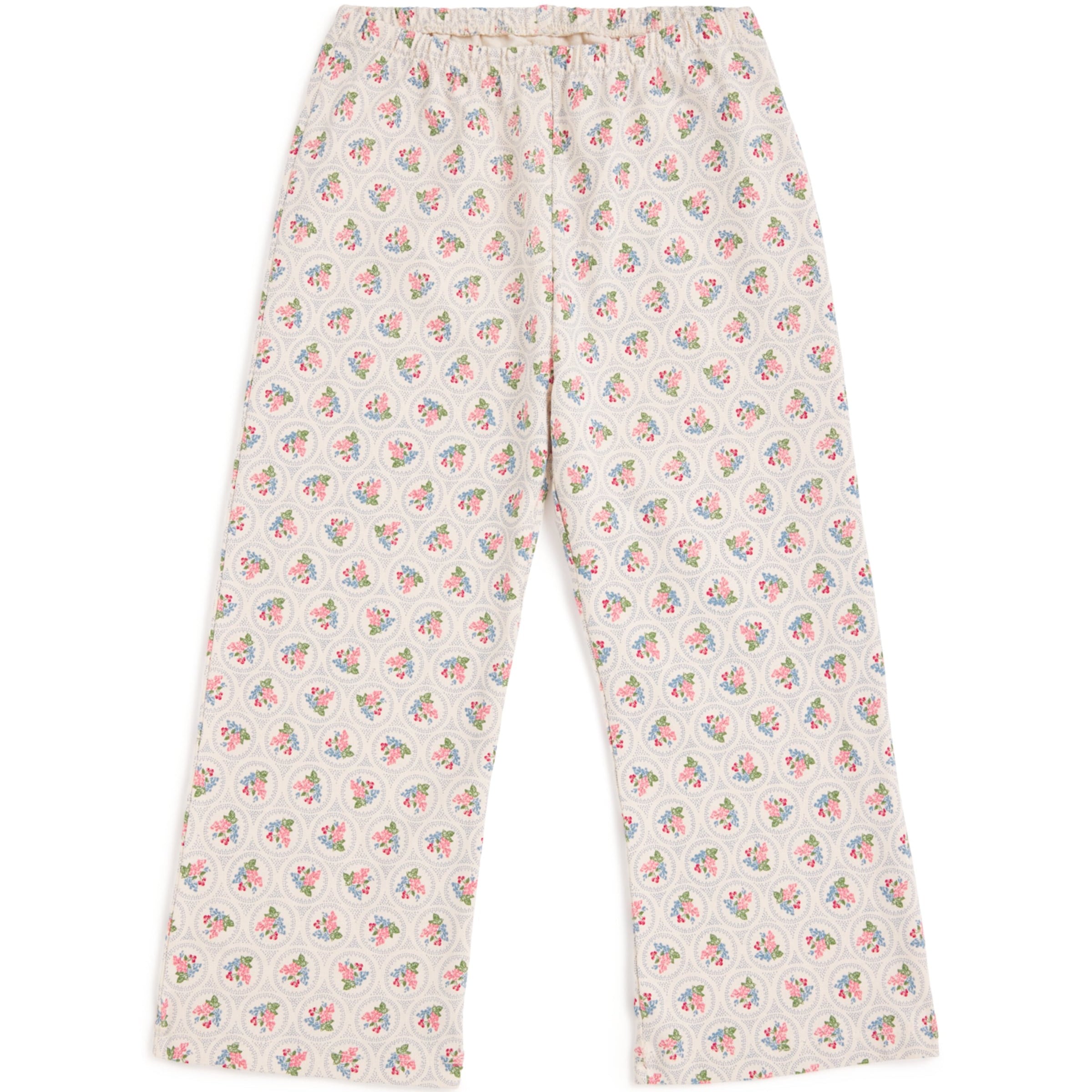 Cotton Floral Trousers (12 Months-4 Years)