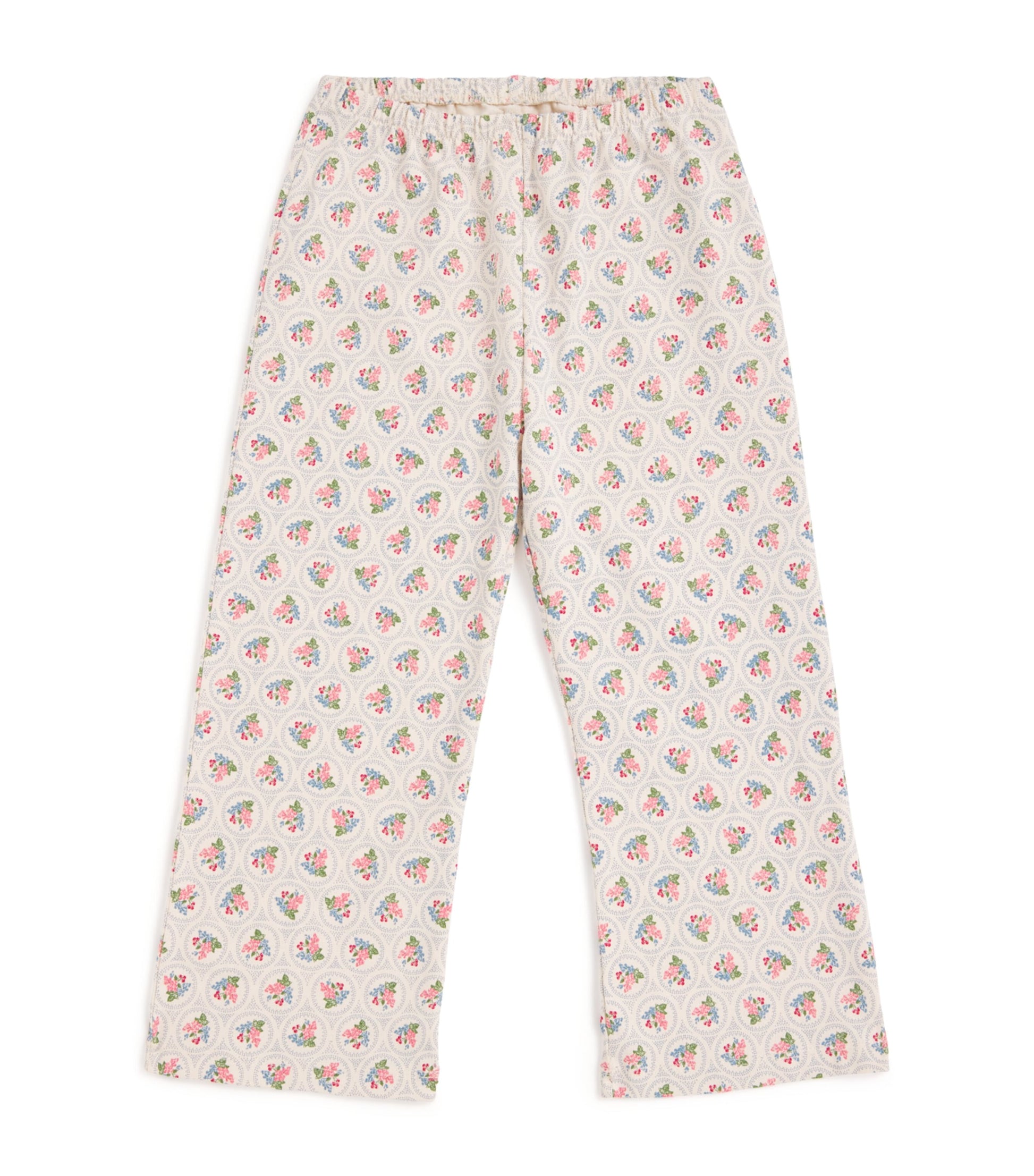 Cotton Floral Trousers (12 Months-4 Years)