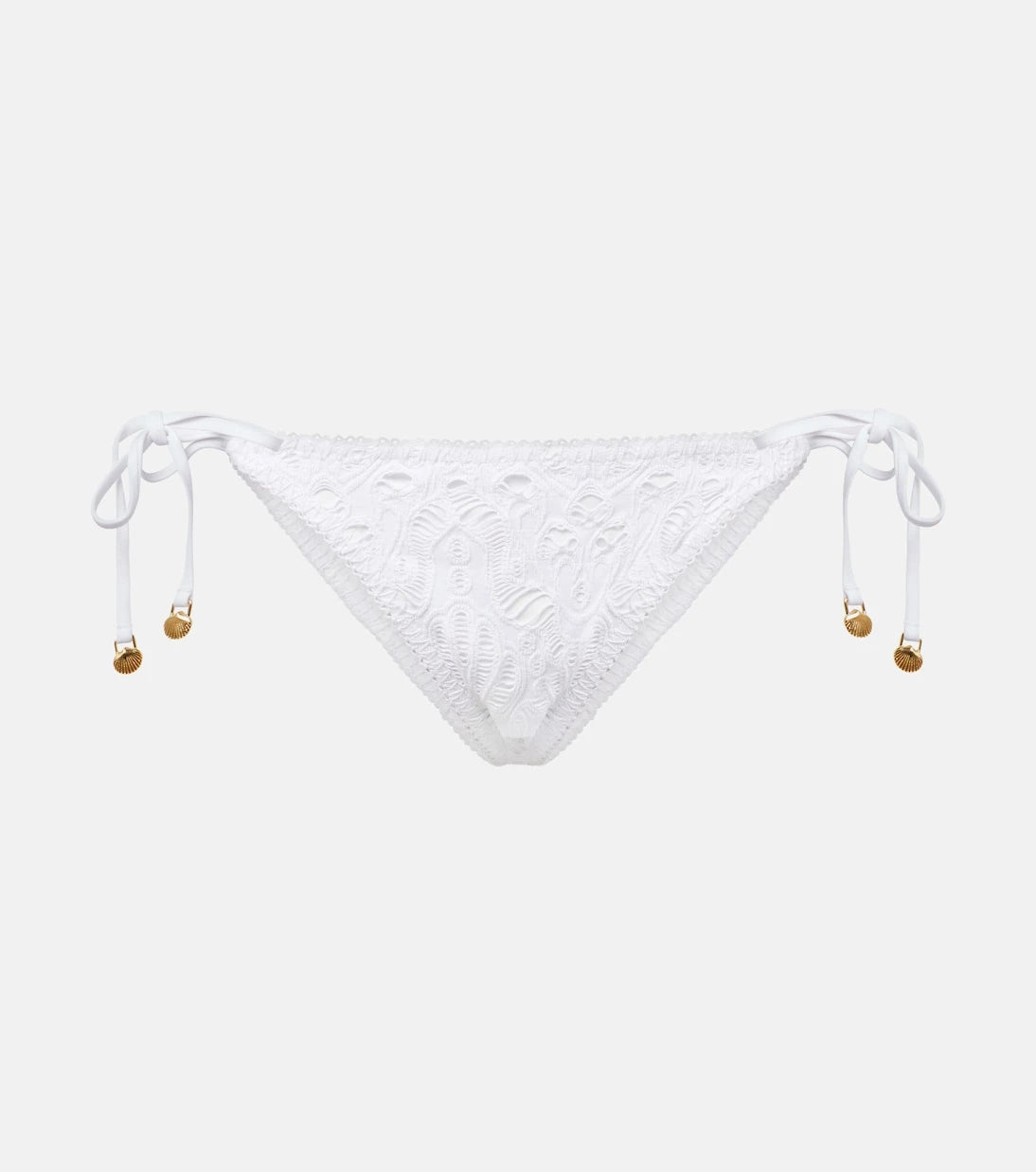 Farm Rio - Broderie anglaise cotton bikini bottoms