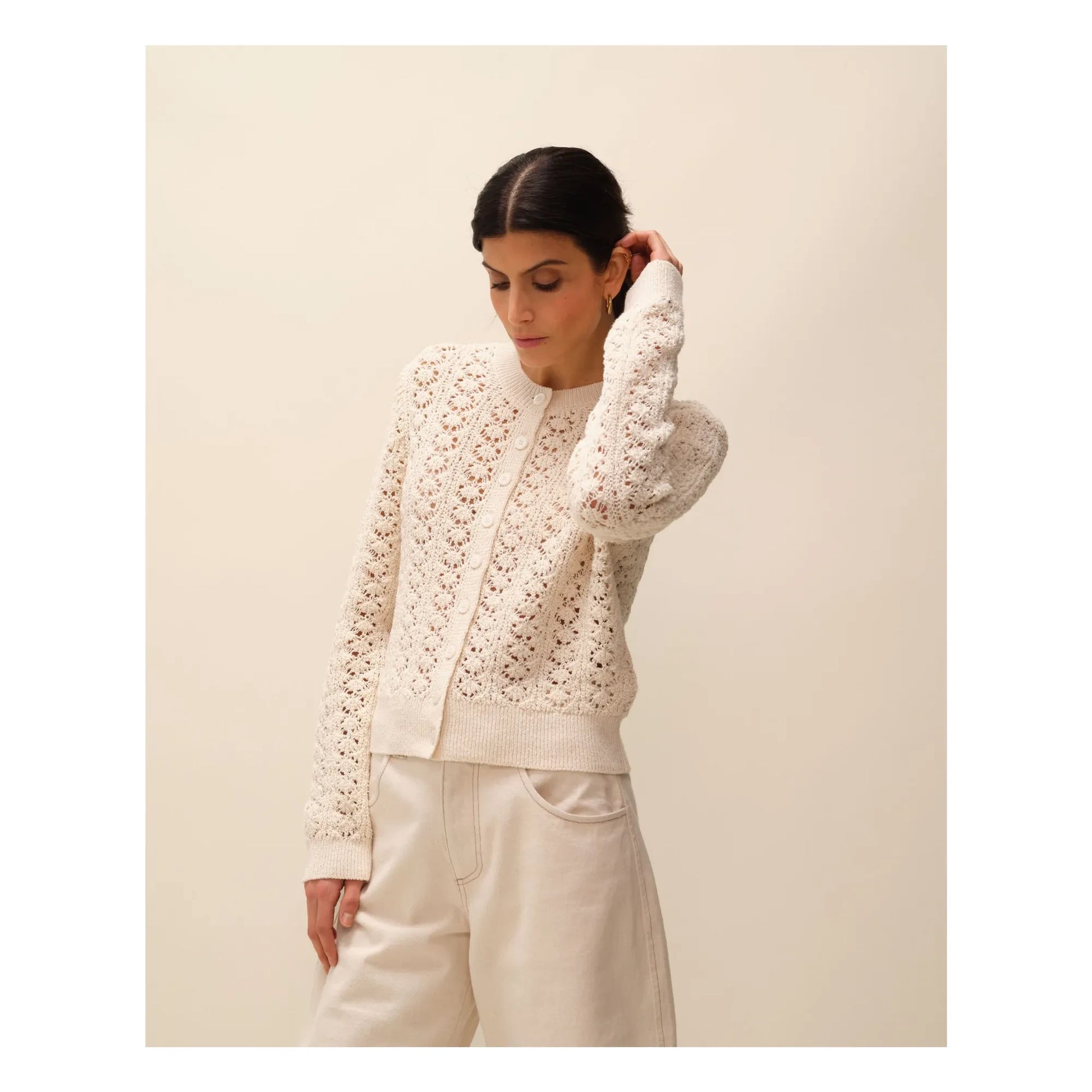 Nitah - Naya vest | Ecru