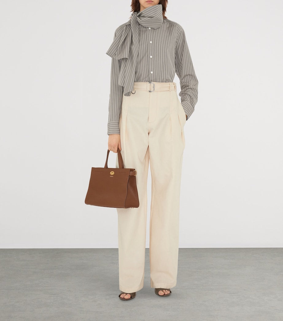 Burberry Small Calfskin Cotswolds Tote Bag