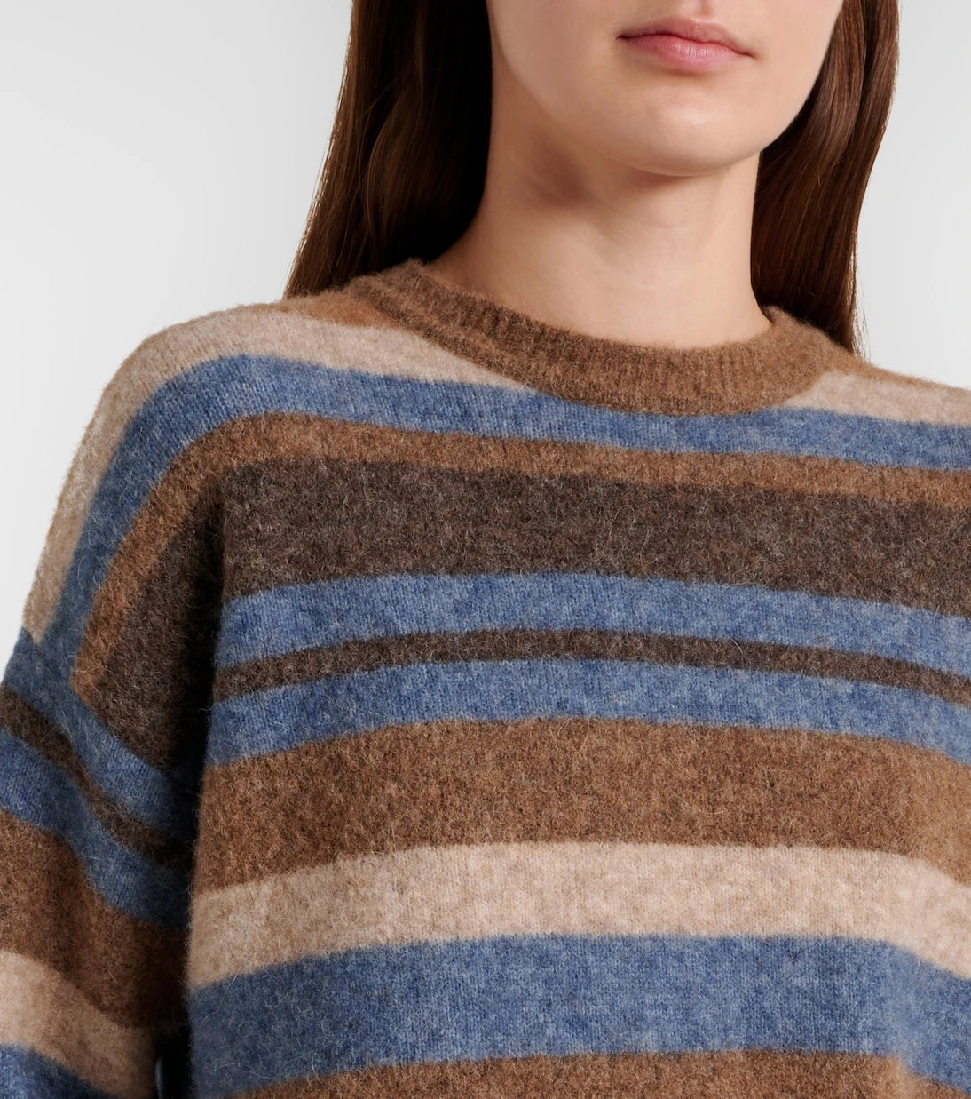 'S Max Mara - Volare striped alpaca-blend sweater