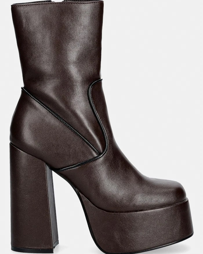 Koi Footwear боти с дебел ток дамски DBP1