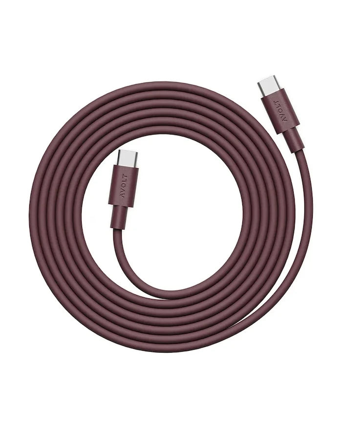 Usb кабел за зареждане Avolt Bauhaus-Archiv USB-C to USB-C / 2m