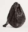 Bottega Veneta Brown Calfskin Dustbag Shoulder Bag