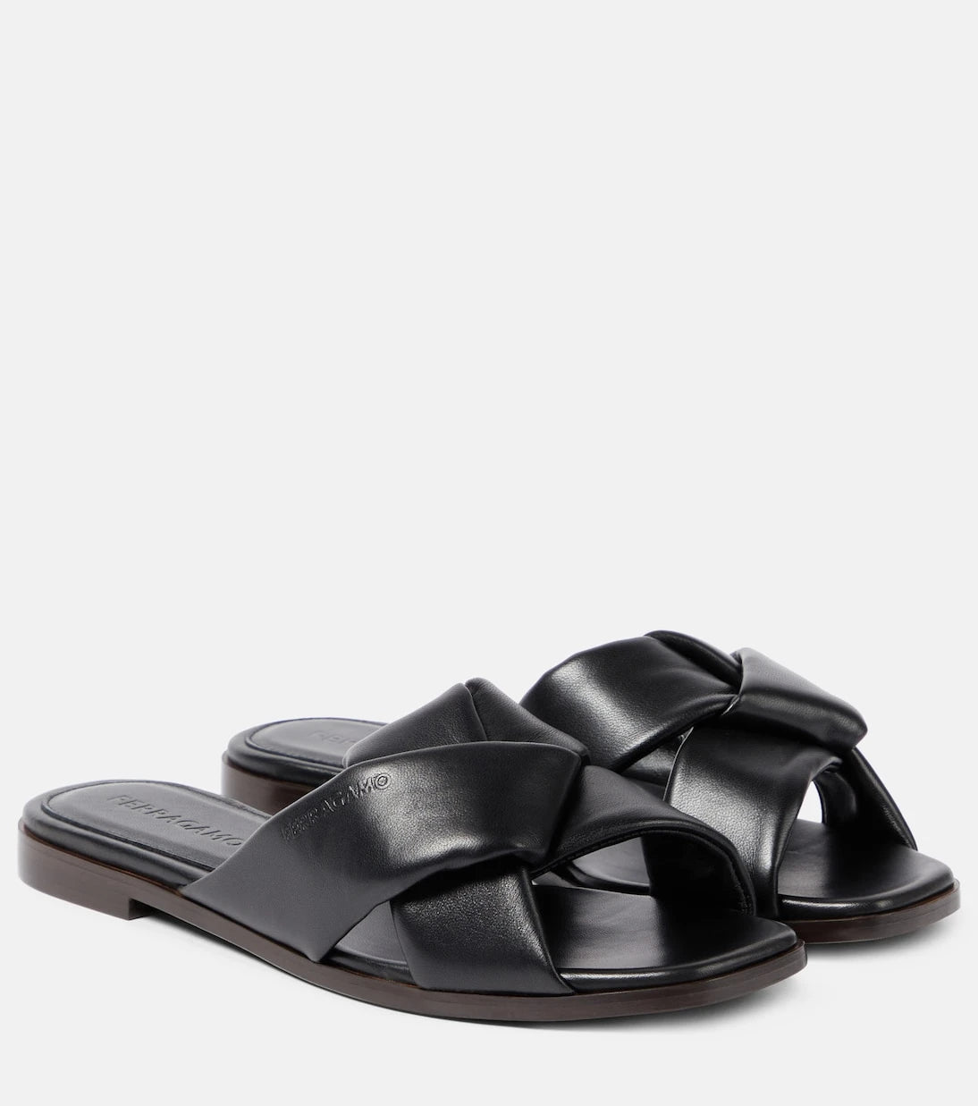 Ferragamo - Leather slides