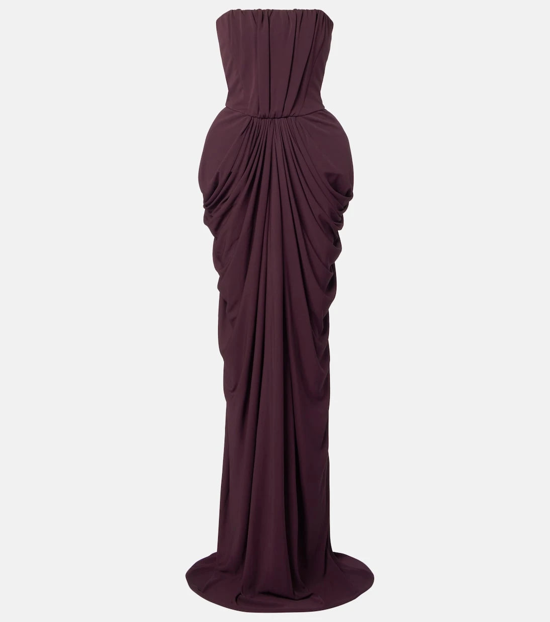 Stella McCartney - Strapless crêpe jersey gown