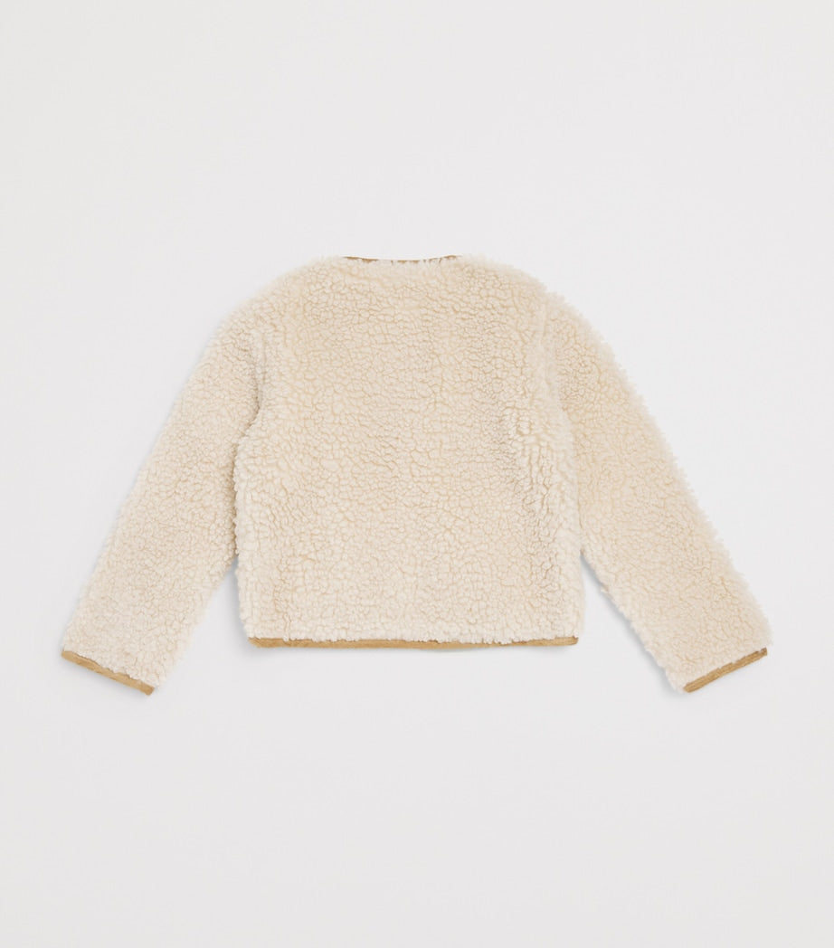 Moncler Enfant Teddy Fleece Zip-Up Jacket (8-10 Years)