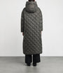 Green The Cube Diamond-Quilted Parka