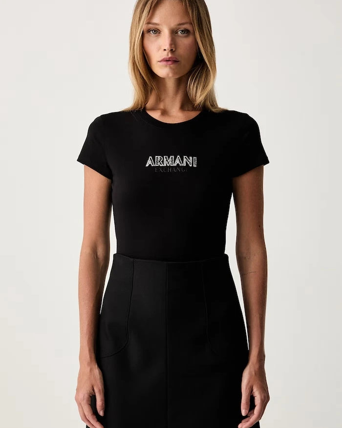 Armani Exchange kadın pamuklu tişört