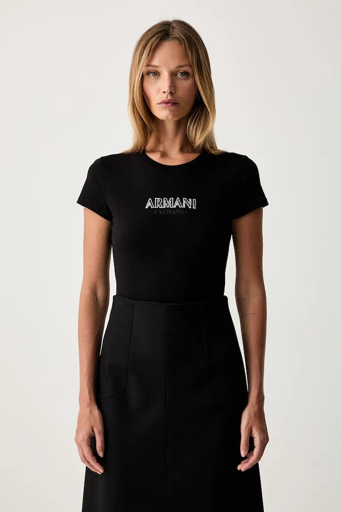 Armani Exchange kadın pamuklu tişört