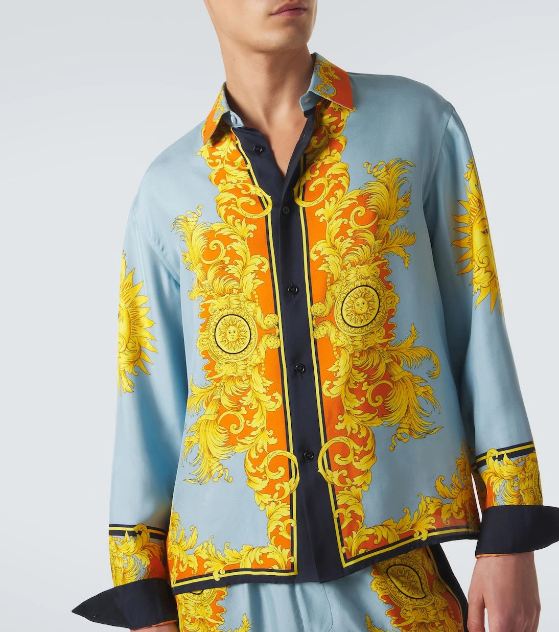 Versace - Printed silk shirt