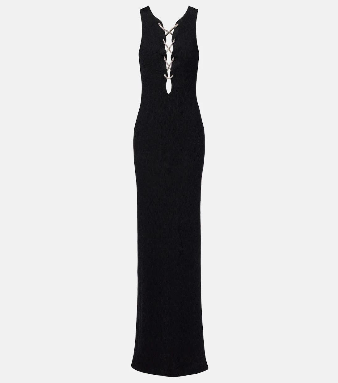 Givenchy - Embellished cutout jersey gown