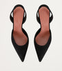 Black Suede Holli Slingback Pumps 70