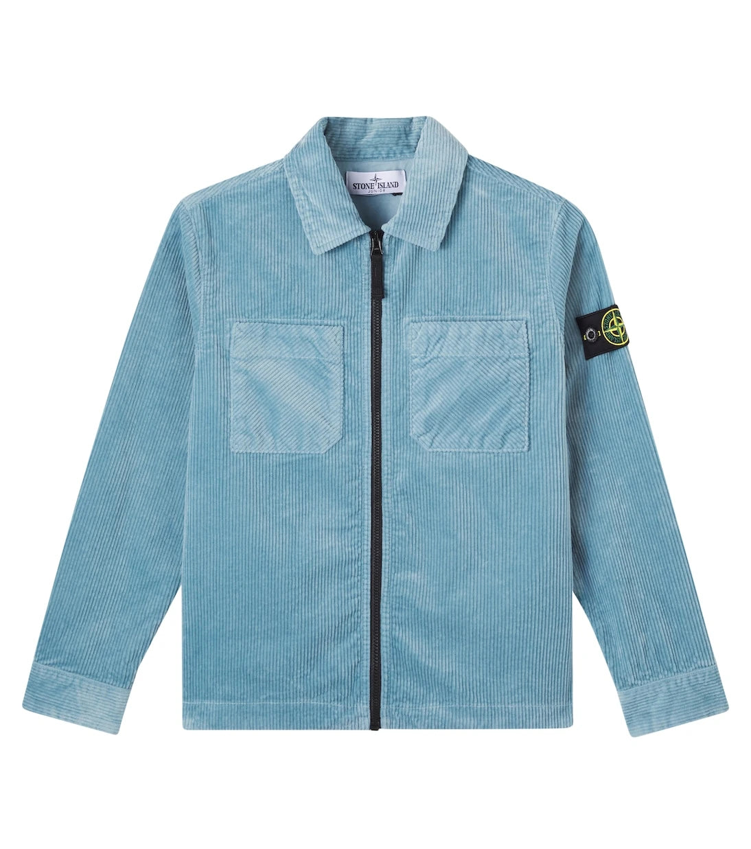 Stone Island Junior - Compass cotton-blend corduroy overshirt