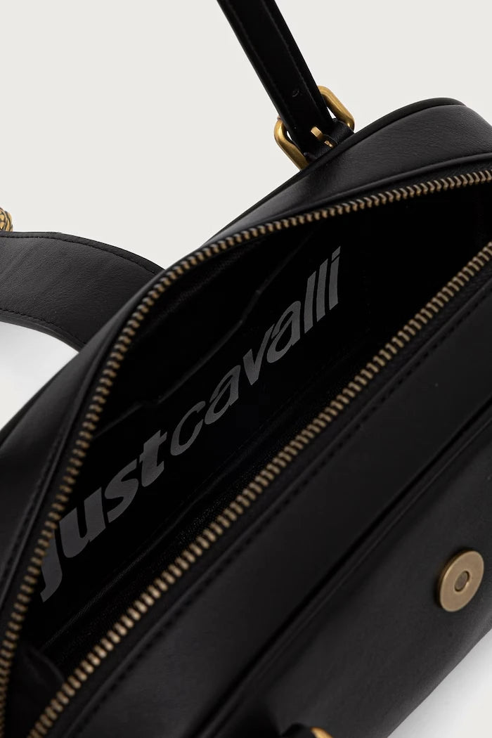 Just Cavalli suni deri kadın baget çanta