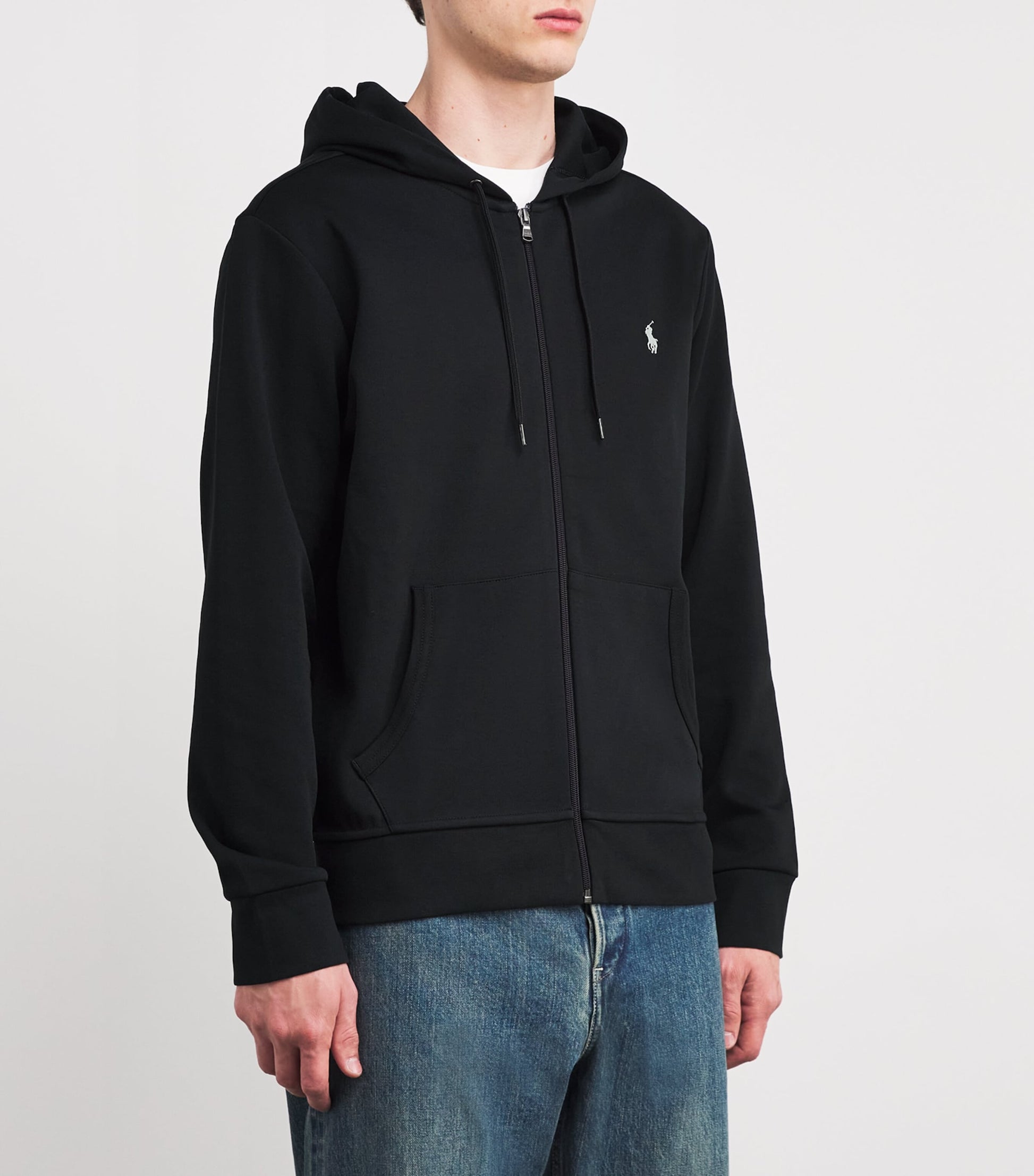 Polo Ralph Lauren Black Polo Pony Zip-Up Hoodie