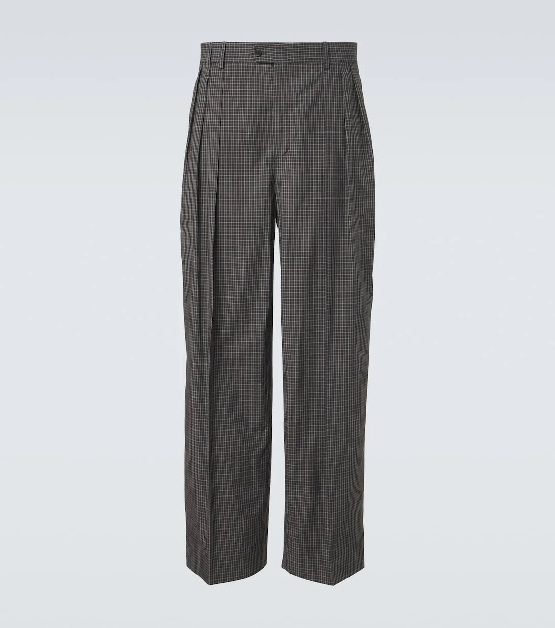 Calvin Klein Collection - Baxter checked cotton wide-leg pants