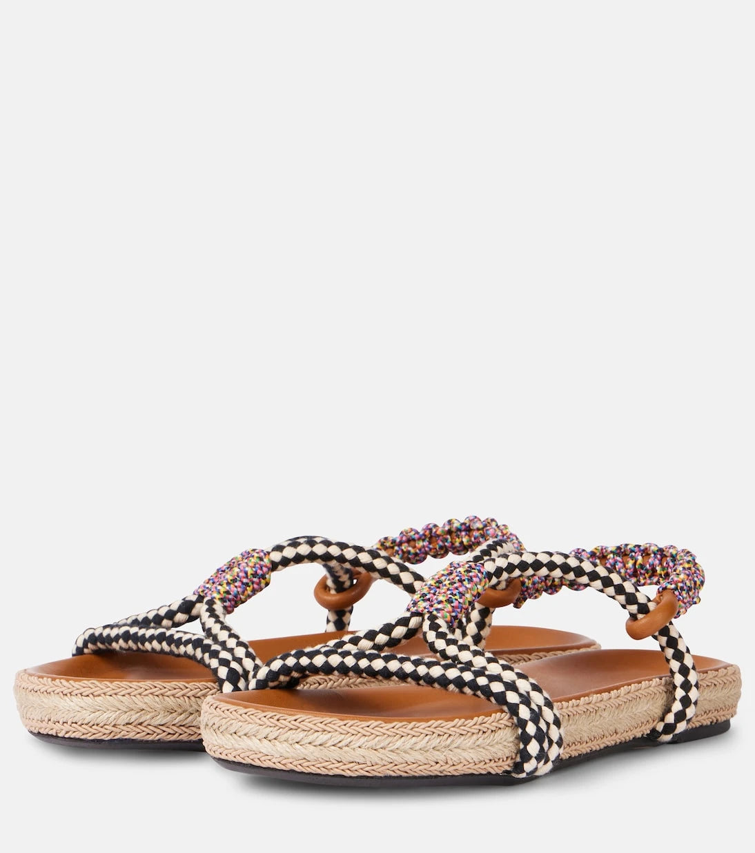 Isabel Marant - Waltee leather-trimmed espadrilles