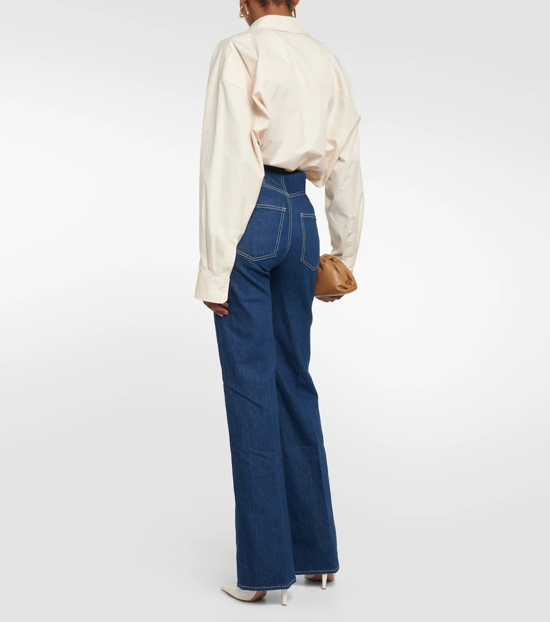 Veronica Beard - Crosbie high-rise wide-leg jeans