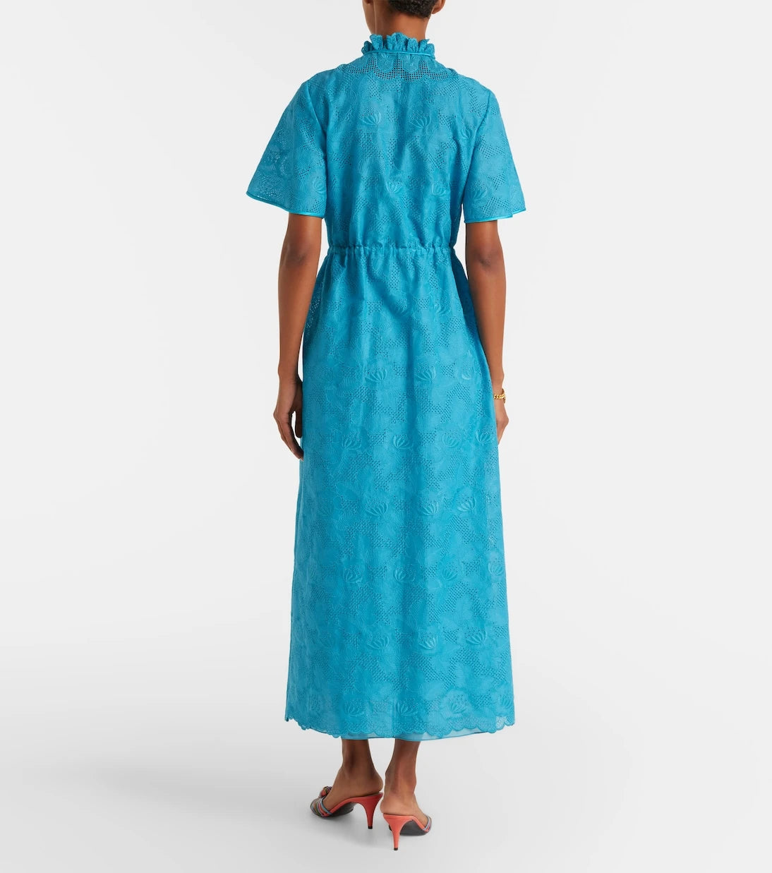 Valentino - Cotton lace maxi dress