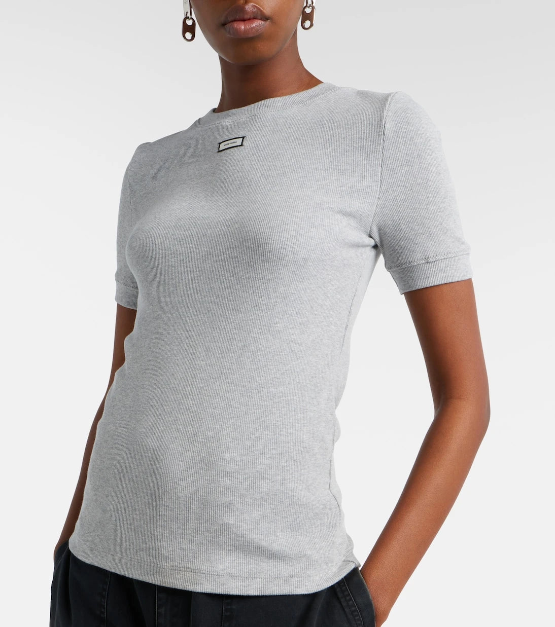Entire Studios - Lounge ribbed-knit cotton-blend T-shirt