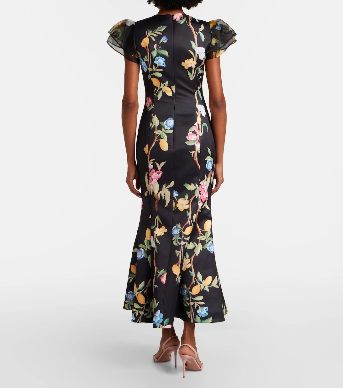 Leo Lin - Sofia embellished floral maxi dress