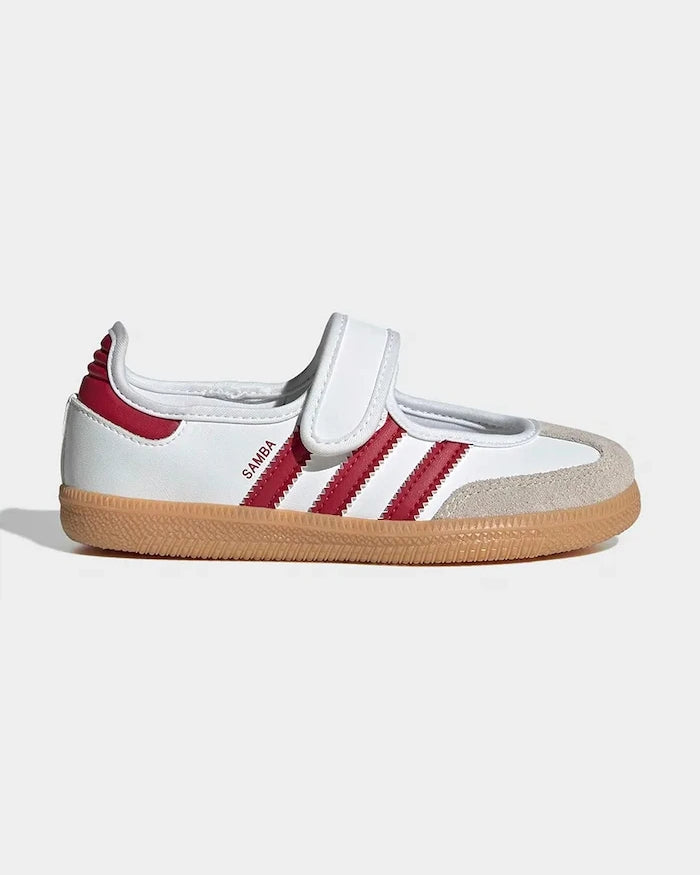 adidas Originals SAMBA JANE çocuklar için deri babet
