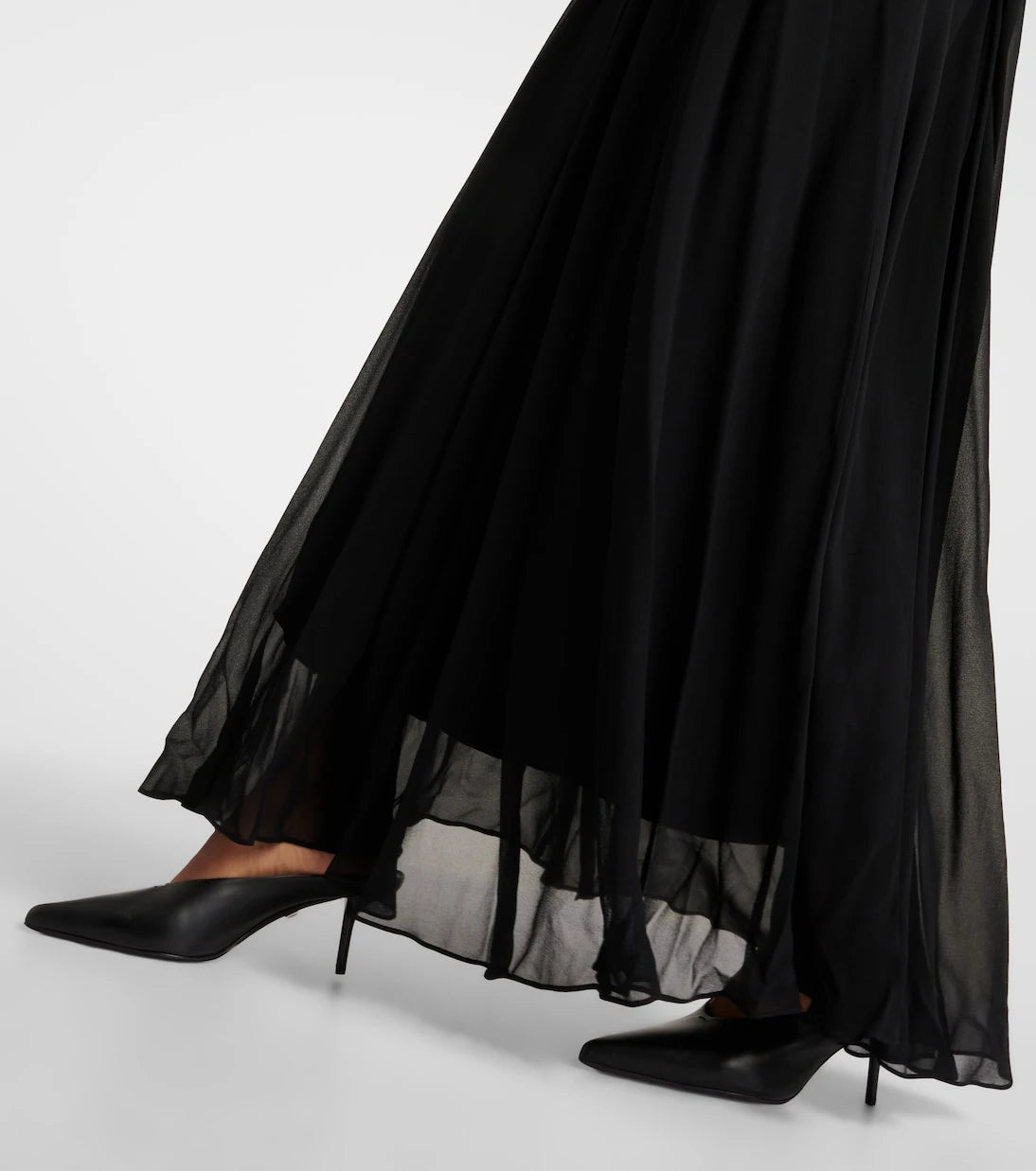 Max Mara - Murge draped silk gown