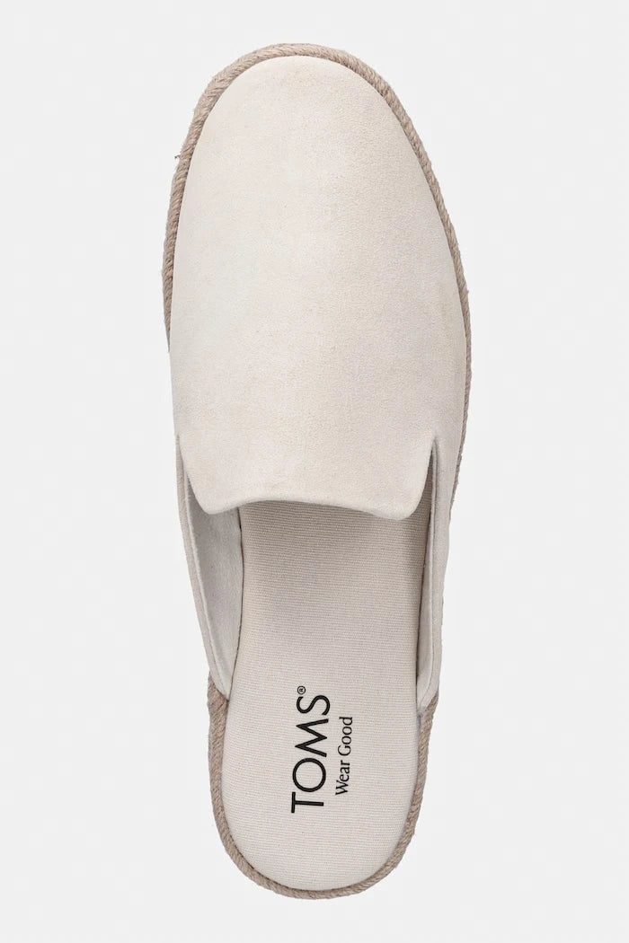 Toms чехли дамски от велур LIGHT SAND SUEDE