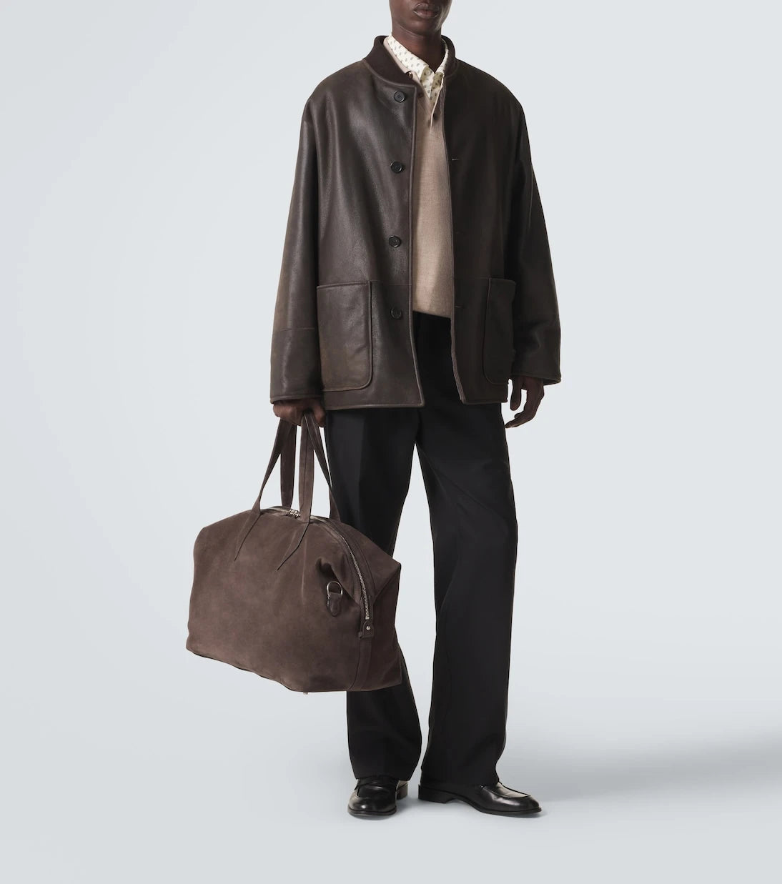 Métier - Nomad Weekend suede duffel bag